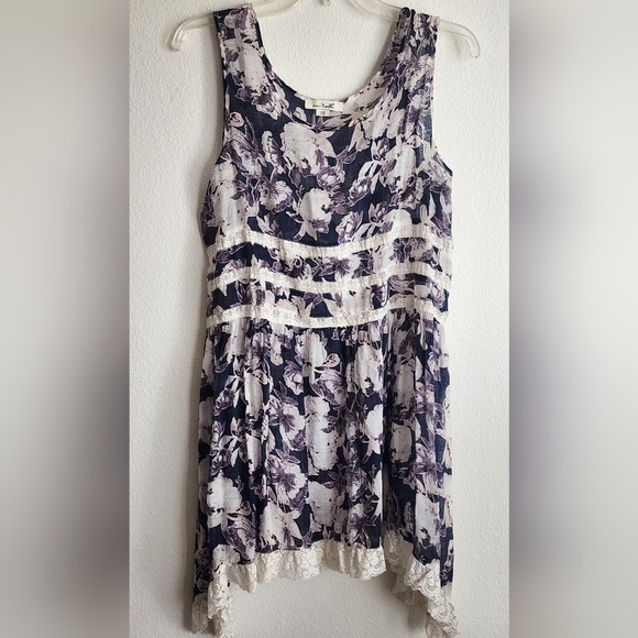Simply Noelle Tops - Simply Noelle Women's Long Sleeveless Floral  Lightweight Tank Top Sz S/M 8-10